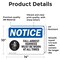 Signmission 10 in Height, 14 in Width, Vinyl Decal, Rectangle OS-2PACK-NS-D-1014-L-12475 - alternate 2